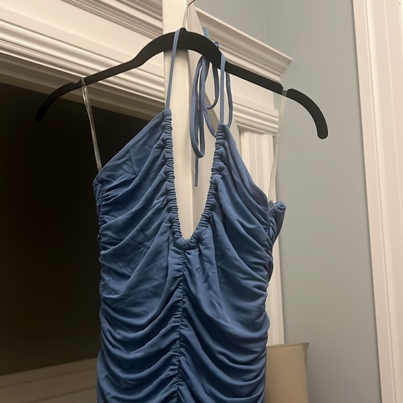 Zeynep Arcay jersey ruched midi dress NWT - Picture 4 of 5